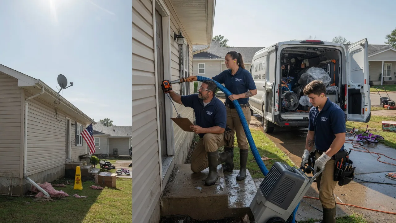 Ceiling Water Damage Restoration in North Freedom, WI near me